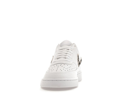 Nike Court Vision Low Leopard Swoosh White (Women's)