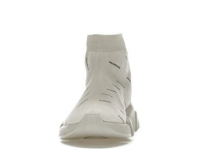 Balenciaga Speed Trainer 2.0 All Over Logo Beige