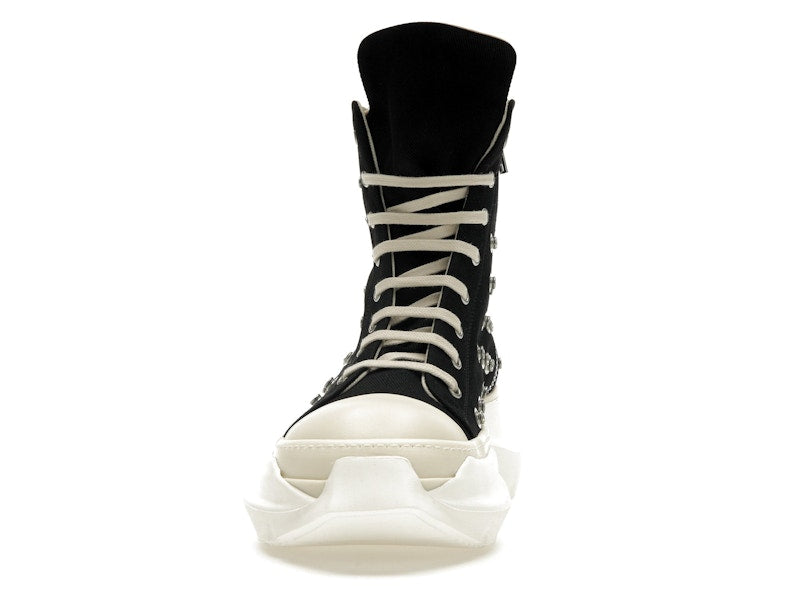 Rick Owens DRKSHDW Abstract Sneaks Studded Eyelets Black Milk