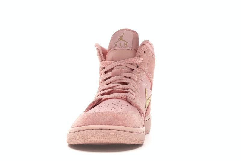 Jordan 1 Mid Coral Gold