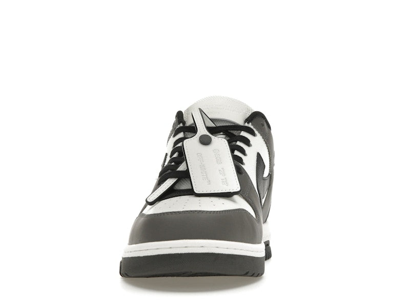 OFF-WHITE Out Of Office OOO Low Tops Dark Gray Black