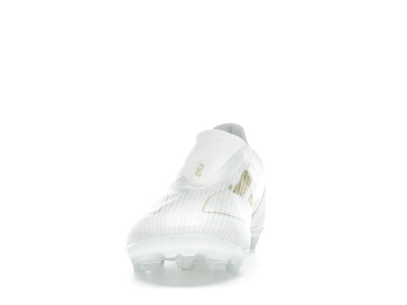 adidas F50 League Laceless Firm/Multi-Ground Cloud White Gold Metallic