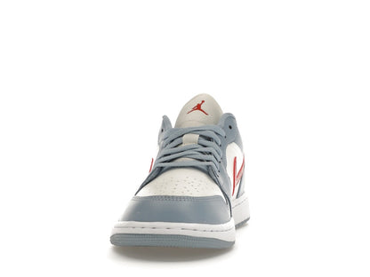Jordan 1 Low Blue Whisper Dune Red (Women's)