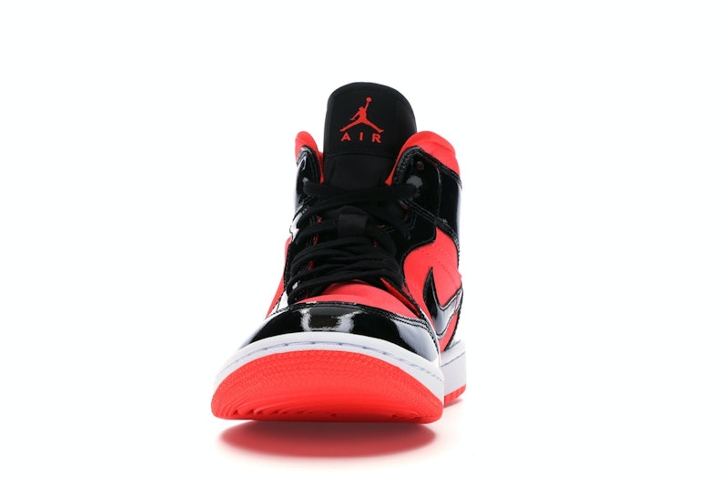 Jordan 1 Mid Hot Punch Black (Women's)