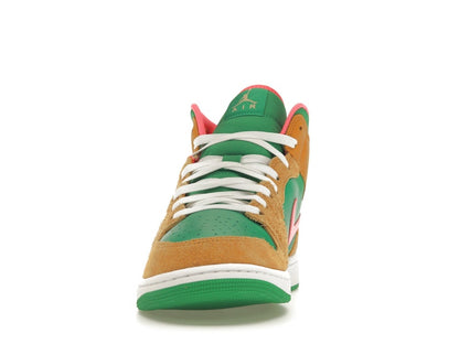 Jordan 1 Mid SE Wheat Watermelon