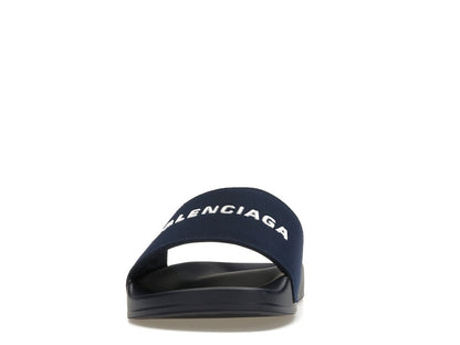 Balenciaga Pool Slide Navy