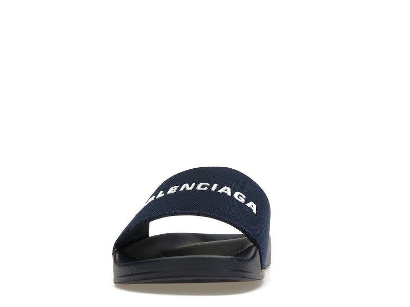 Balenciaga Pool Slide Navy