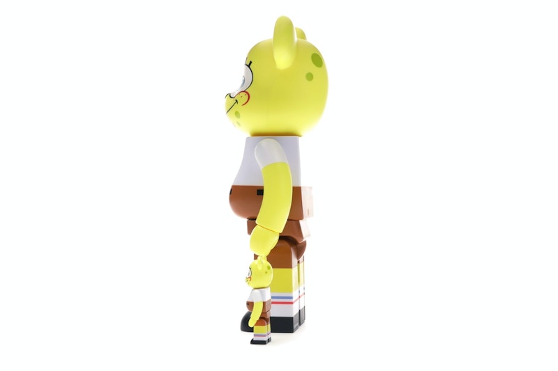 Bearbrick Spongebob 100% & 400% Set Yellow