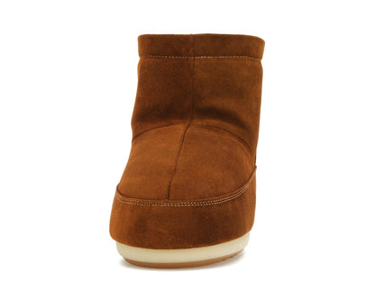 Moon Boot No Lace Suede Boot Tan