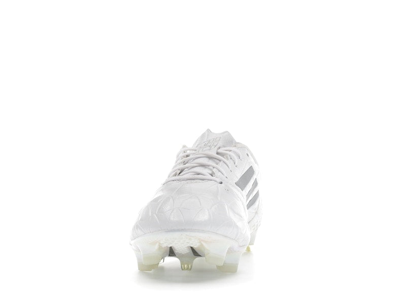 adidas Adizero F50 4 Leather FG White Silver Metallic