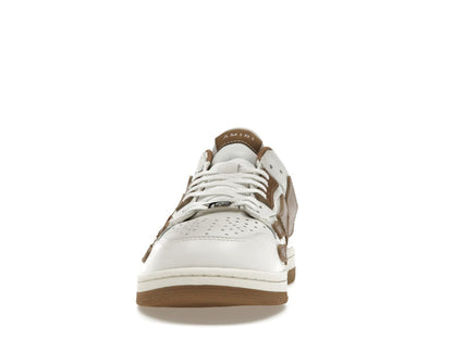 AMIRI Skel Top Low White Brown White
