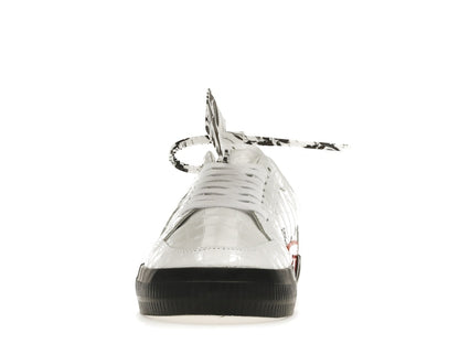 OFF-WHITE Vulc Low Croco Leather White Black