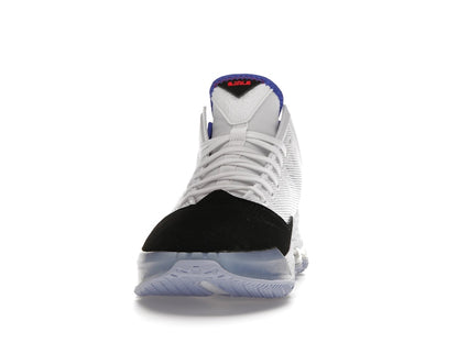 Nike LeBron 19 Low White Medium Blue Siren Red Black