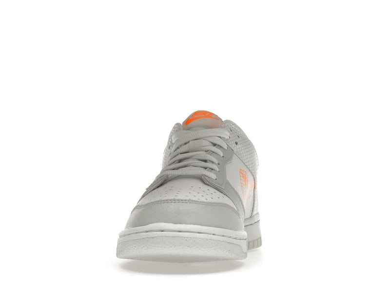 Nike Dunk Low SE 3D Swoosh Pure Platinum Total Orange (GS)