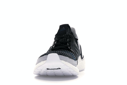 adidas Ultra Boost 19 Core Black Grey Six Shock Cyan