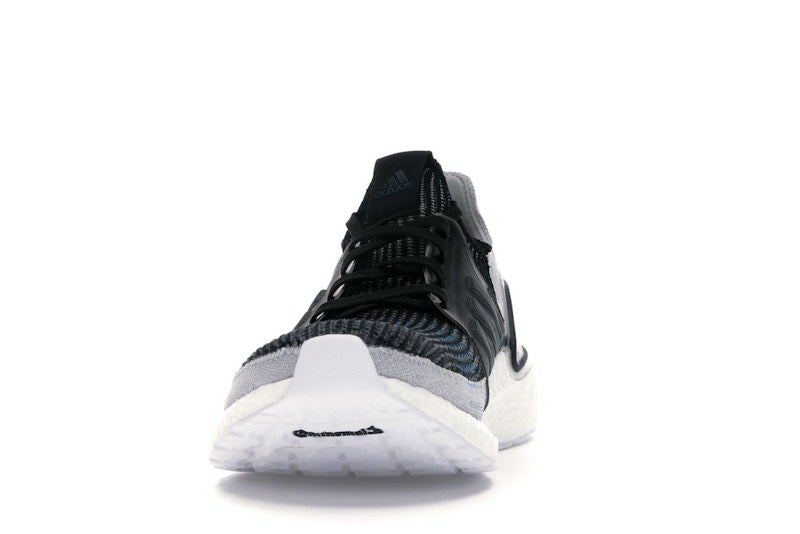 adidas Ultra Boost 19 Core Black Grey Six Shock Cyan