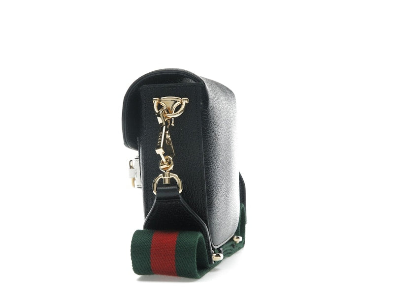 Gucci x adidas Horsebit 1955 Shoulder Bag Black/White