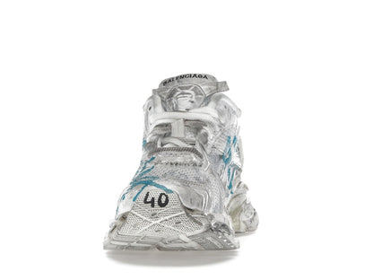 Balenciaga Runner Graffiti White Blue
