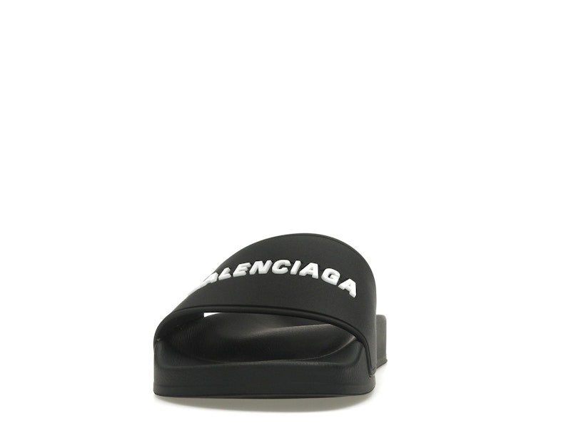 Balenciaga Pool Slide Black White (Women's)