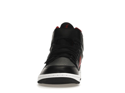 Jordan 1 High FlyEase Black Gym Red Smoke Grey