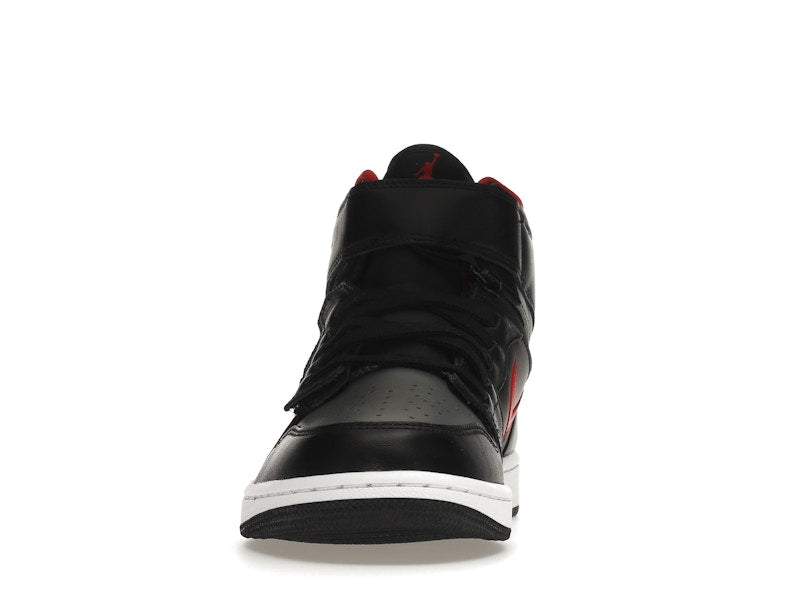 Jordan 1 High FlyEase Black Gym Red Smoke Grey
