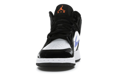 Jordan 1 Mid Black Racer Blue White (GS)