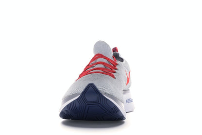 Nike Zoom Fly Flyknit Pure Platinum Bright Crimson