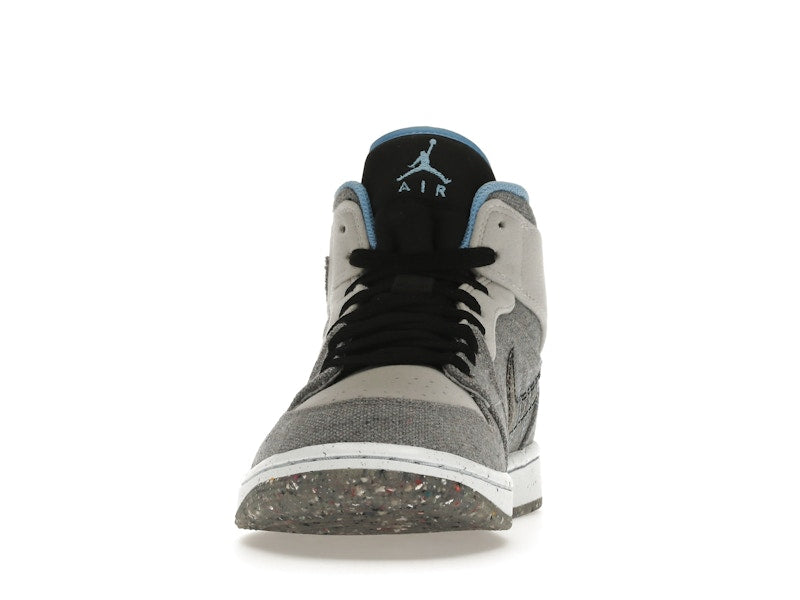 Jordan 1 Mid Crater Grey University Blue