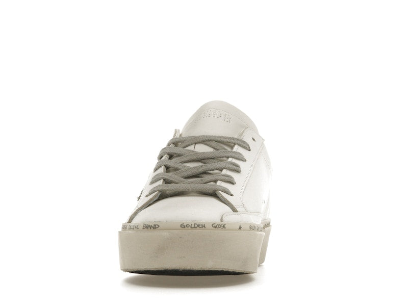 Golden Goose Hi Star White Glitter Star Mirror Heel (Women's)