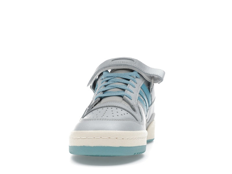 adidas Forum 84 Low Silver Metallic Preloved Blue Grey Two