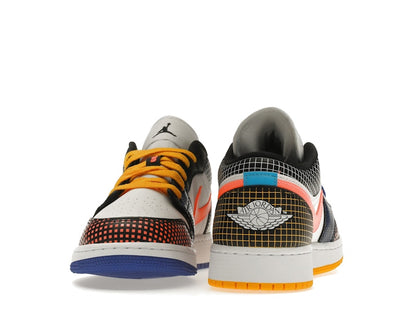 Jordan 1 Low MMD Multi-Color Grid (GS)