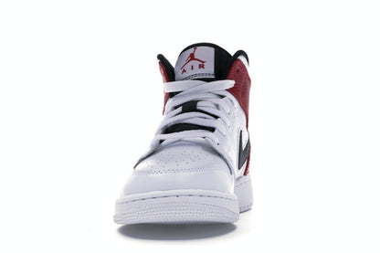 Jordan 1 Mid White Black Gym Red (GS)
