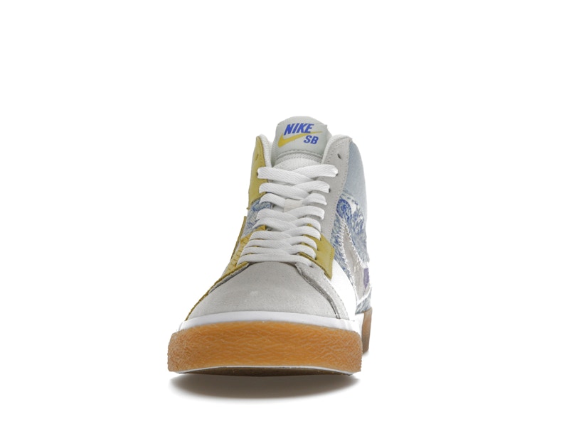 Nike SB Zoom Blazer Mid Premium Floral Paisley Boarder Blue