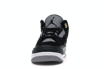 Jordan 3 Retro Tinker Black Cement Gold