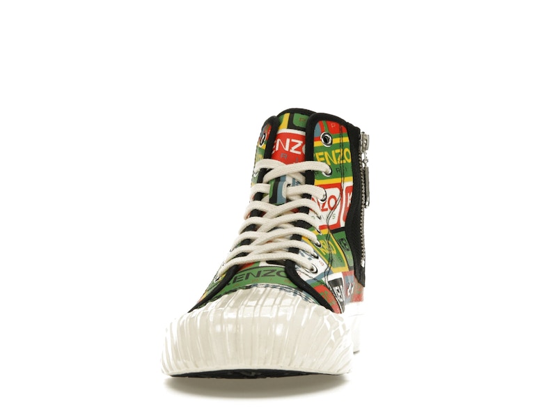 Kenzo School High Top Trainers Multi