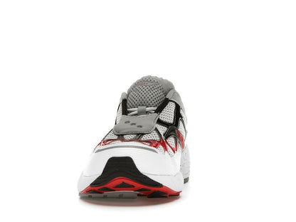 Saucony Grid Web White Grey Red