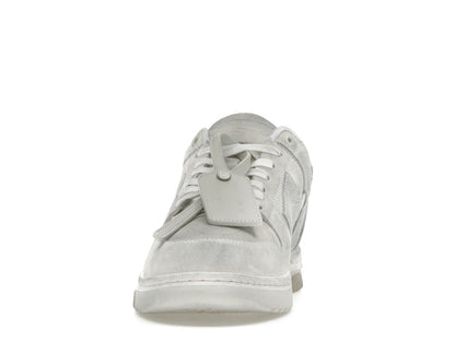 OFF-WHITE Out Of Office OOO Low Tops White Distressed
