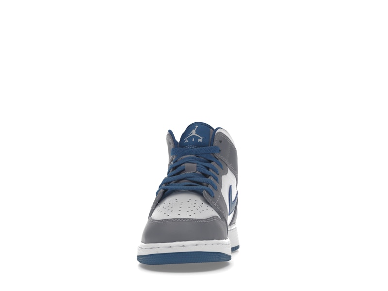 Jordan 1 Mid True Blue Cement (GS)