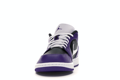 Jordan 1 Low Court Purple Black