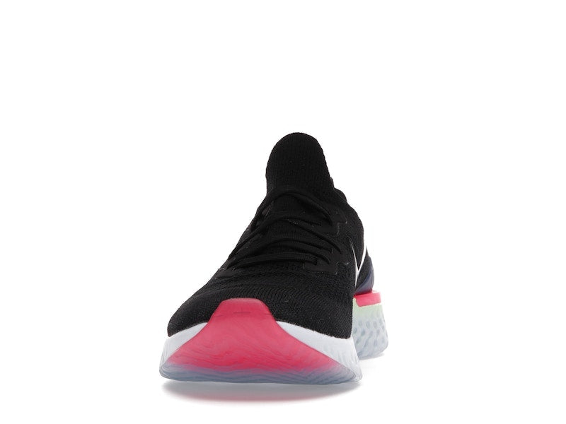 Nike Epic React Flyknit 2 Black Sapphire Hyper Pink
