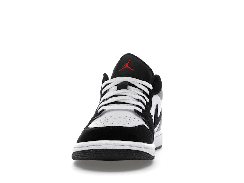 Jordan 1 Low SE White Fire Red Black Matte Silver