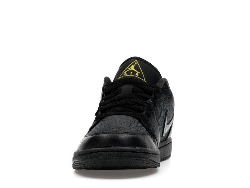 Jordan 1 Low Black Elephant Print