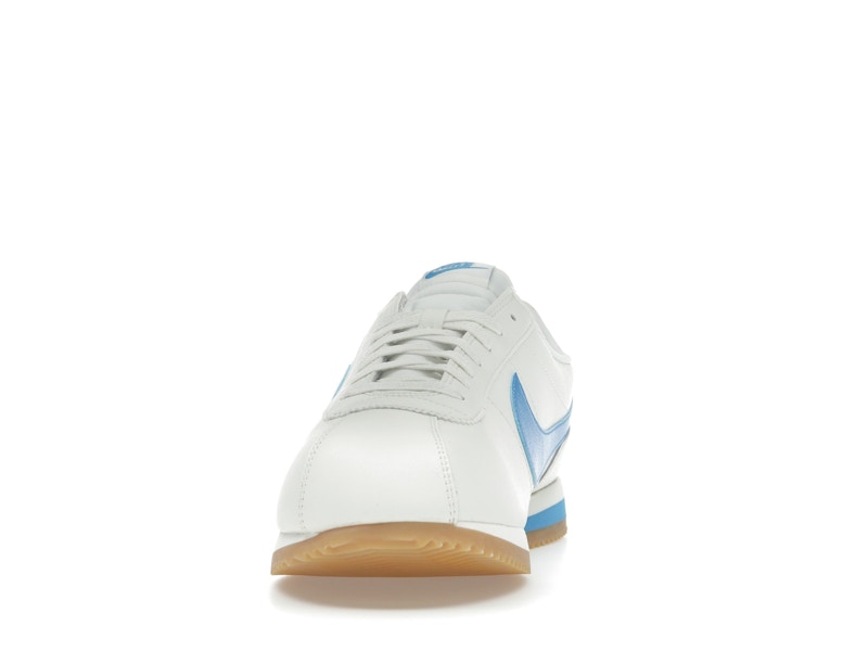Nike Cortez Leather Sail Gum Yellow Light Photo Blue