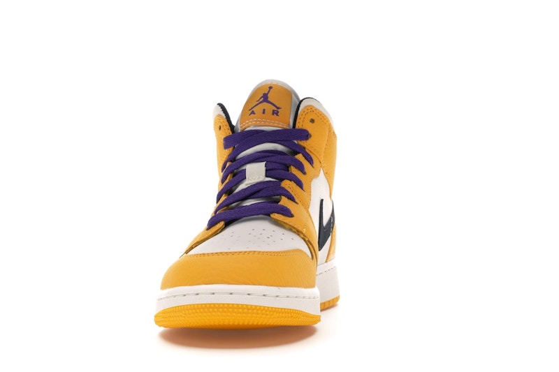 Jordan 1 Mid SE Lakers (GS)