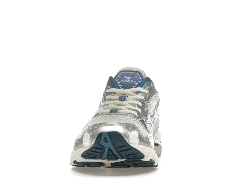 Mizuno Wave Rider 10 White Silver Blue