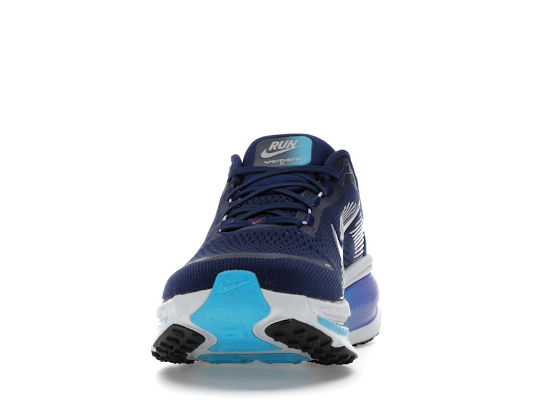 Nike Vomero 18 Blue Void Blue Lightning Bright Crimson Metallic Silver
