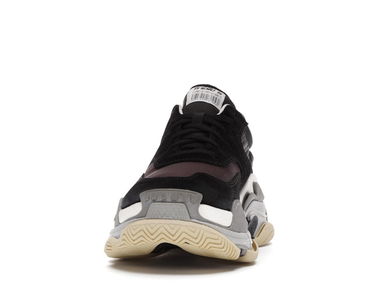 Balenciaga Triple S Black Burgundy