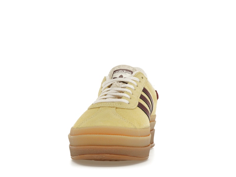 adidas Gazelle Bold Almost Yellow Maroon (Women's)