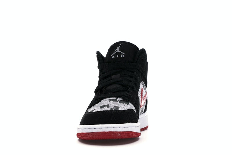 Jordan 1 Mid Newspaper Air Times (GS)