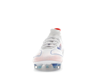 adidas F50 Elite Mid FG Cloud White Lucid Blue Solar Red (Women's)